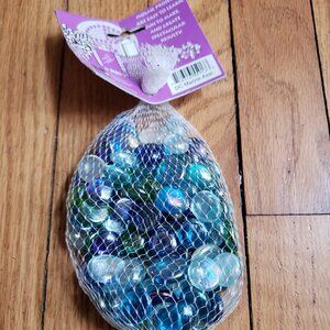 Glass Gems Dome Vase Filler Decorative Beads Marble Pebbles Stones Craft Decor